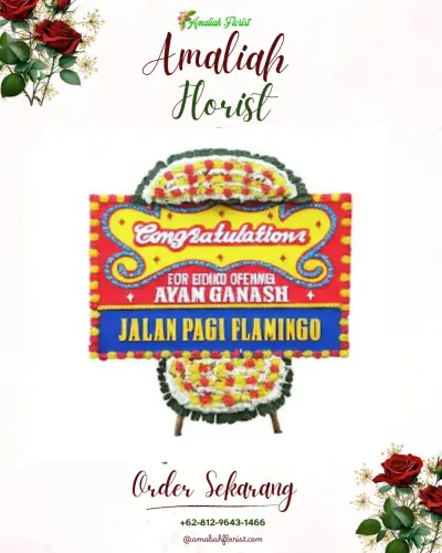 Bunga Papan Congratulation di Pare Kediri
